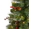 4ft. Pre-Lit Pine, Pinecone & Berries Artificial Christmas Tree, Clear LED Lights